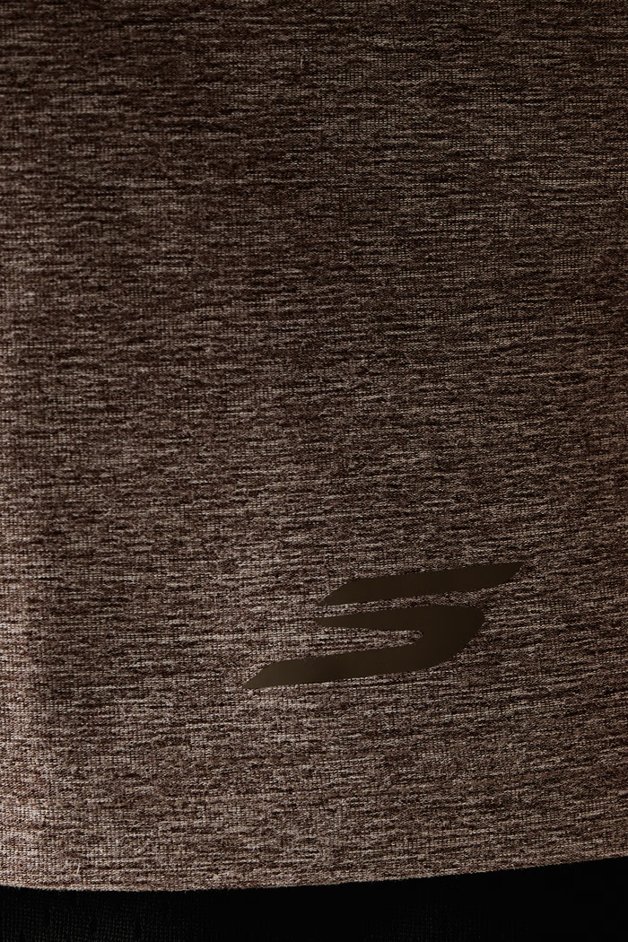 T-shirt treningowy męski GODRI ALL DAY TEE Skechers brązowy TS107