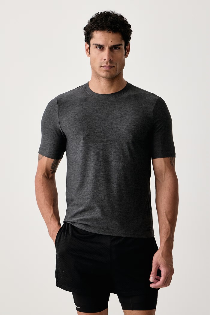 Skechers T-shirt treningowy męski GODRI ALL DAY TEE szary TS107