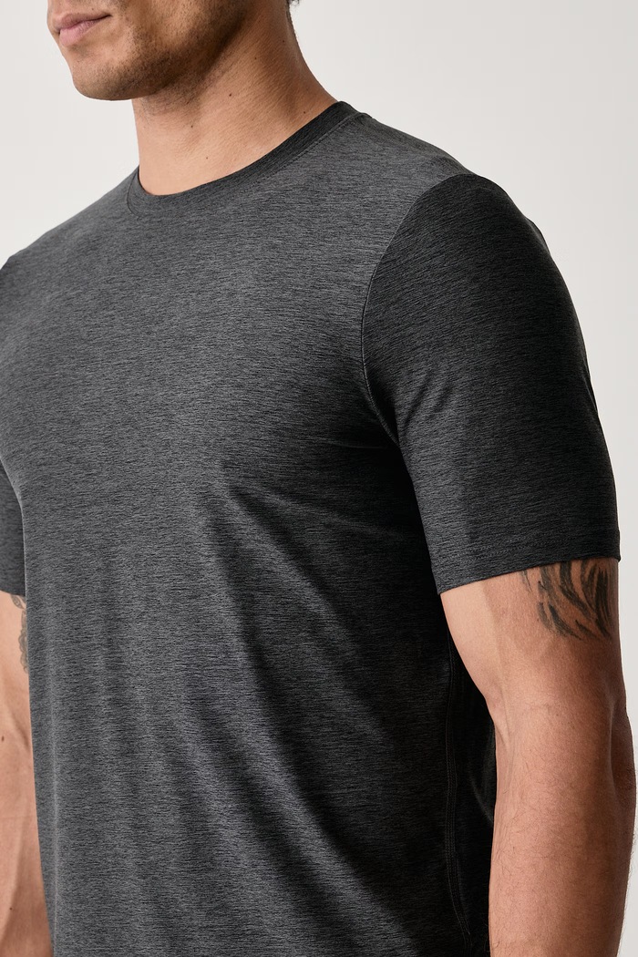 T-shirt treningowy męski GODRI ALL DAY TEE Skechers TS107 szary