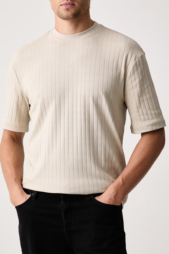 Oblečenie United Colors of Benetton Basic tričko pánske s bavlnou 3ZAWU10CQ béžová