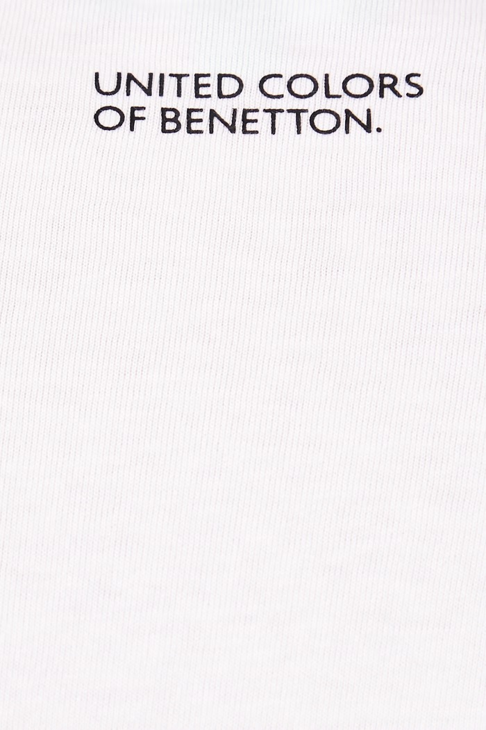 Tričko pánske bavlnené United Colors of Benetton 3MI5U10CO biela