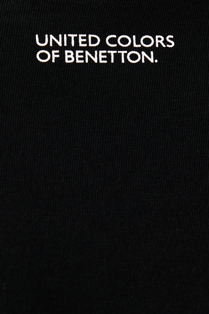 Tričko pánske bavlnené United Colors of Benetton 3MI5U10CO čierna