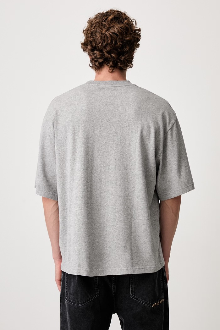 Odzież Axel Arigato LDN Sky T-shirt bawełniany męski A4412001 szary