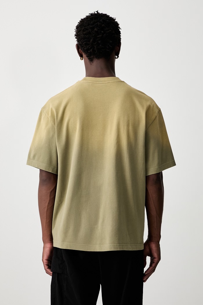 Odzież Axel Arigato T-shirt bawełniany męski A3458004 zielony
