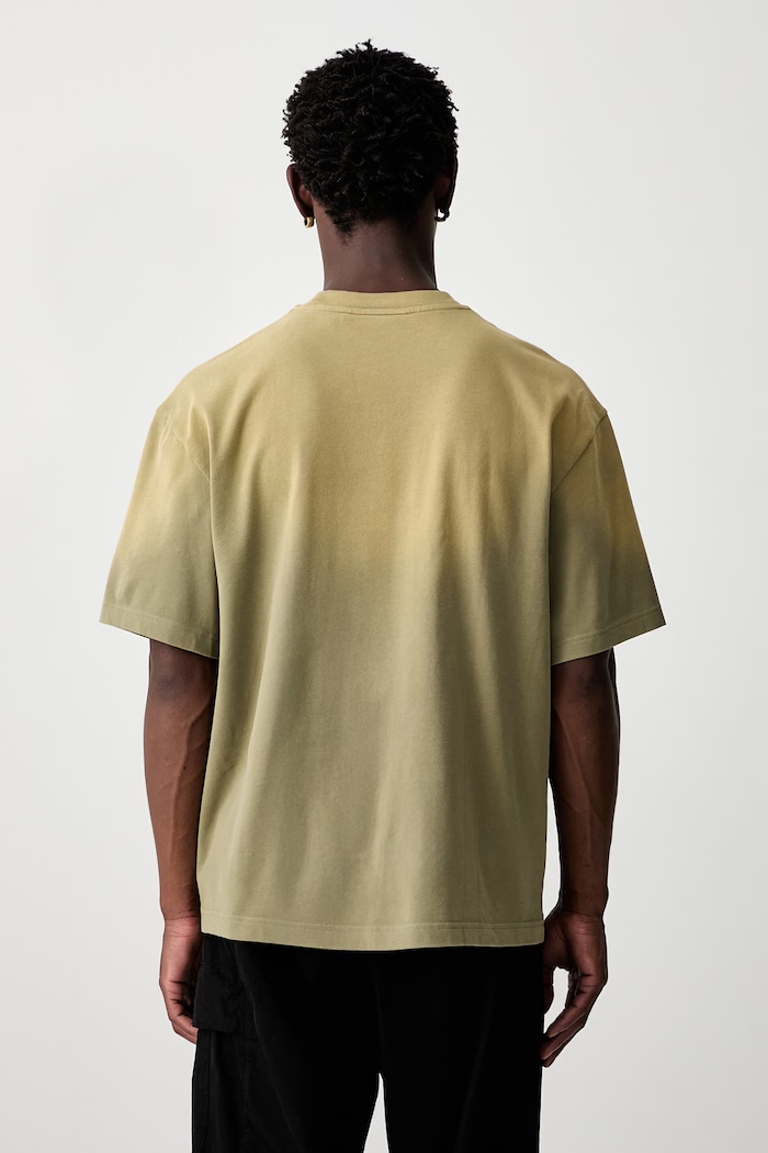 Odzież Axel Arigato T-shirt bawełniany męski A3458004 zielony