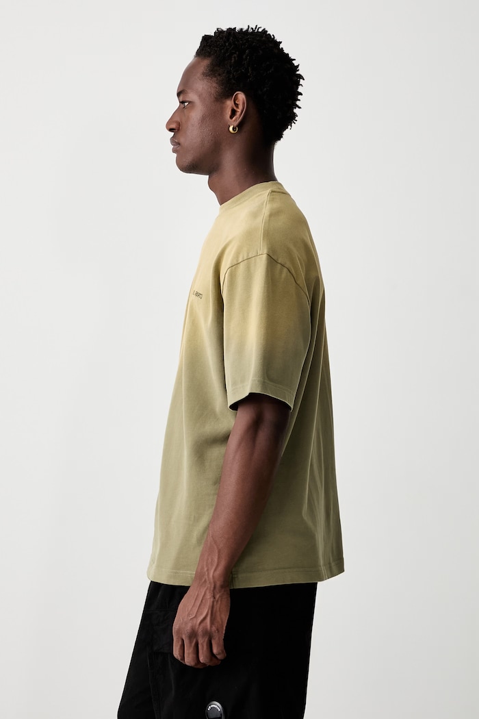 Axel Arigato T-shirt bawełniany męski zielony A3458004