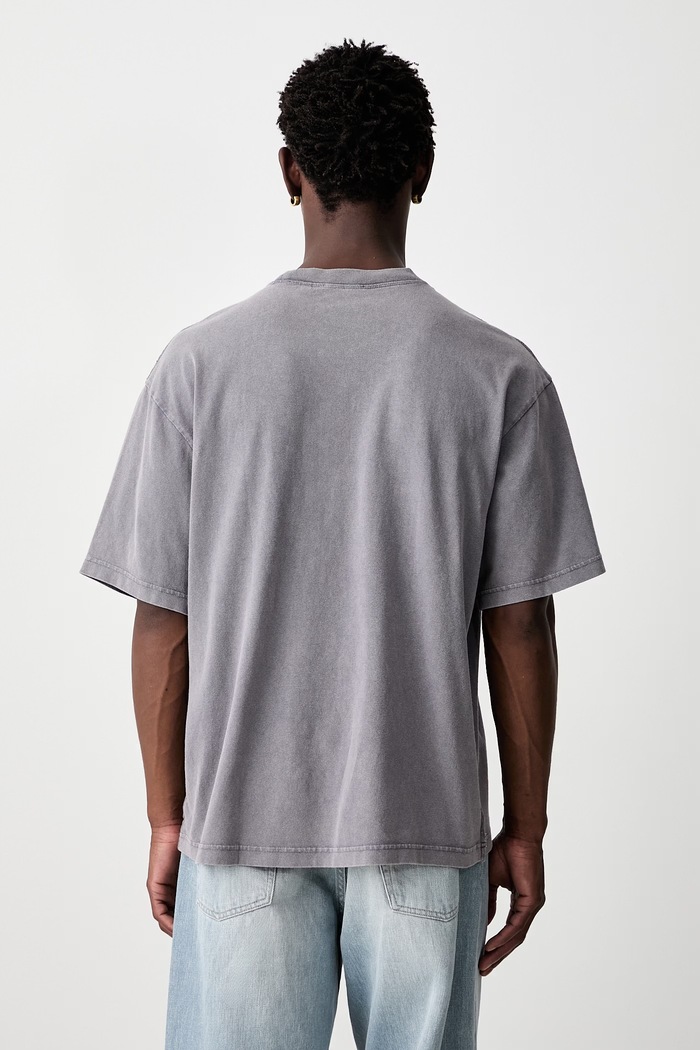 Odzież Axel Arigato T-shirt męski bawełniany A2681014 szary