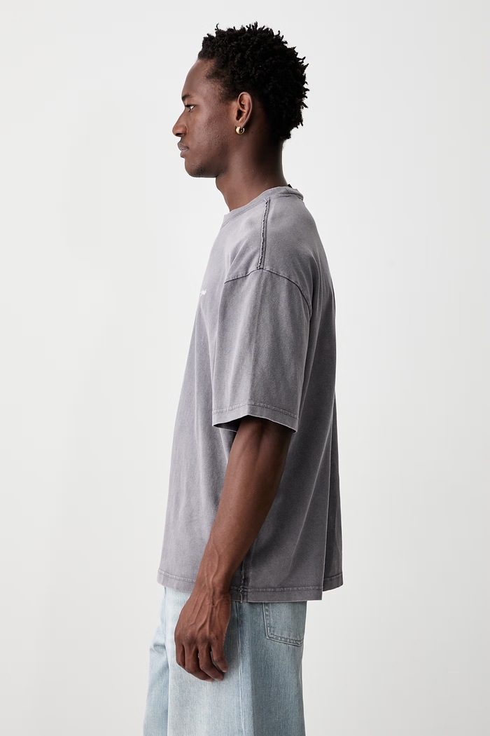 Axel Arigato T-shirt męski bawełniany szary A2681014