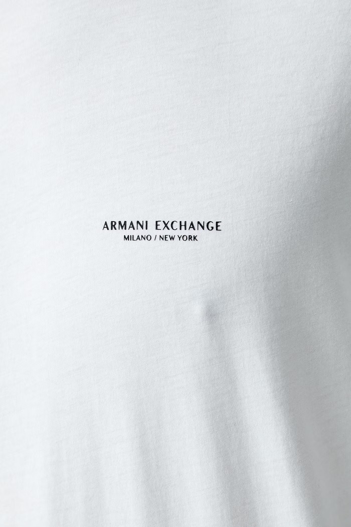 Armani Exchange T-shirt męski bawełniany XM003559.AF10358 biały