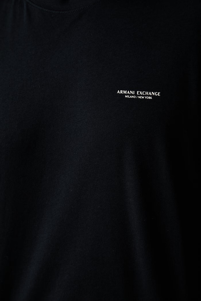 Armani Exchange T-shirt męski bawełniany XM003559.AF10358 granatowy