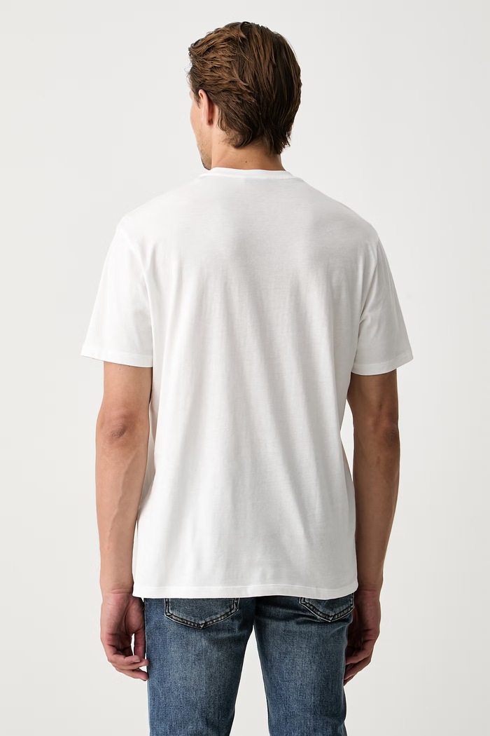 Odzież Armani Exchange T-shirt męski bawełniany XM003557.AF10356 biały