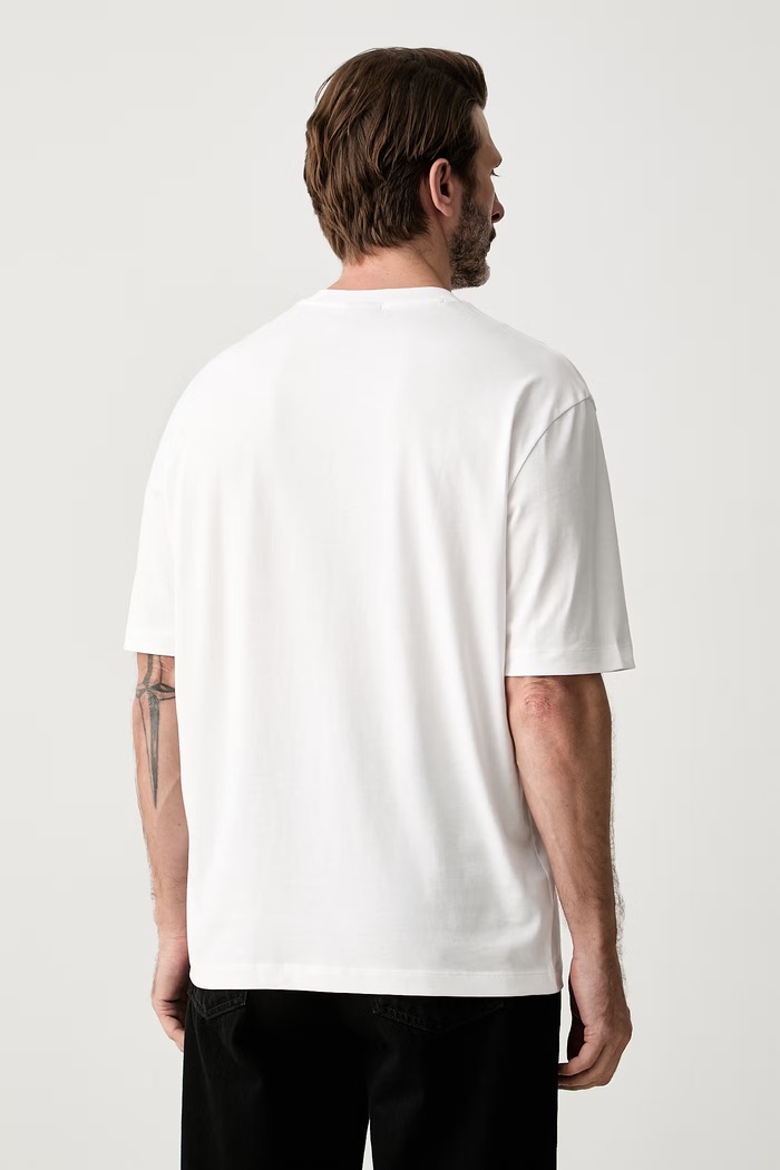 Odzież Armani Exchange T-shirt męski bawełniany XM003404.AF16283 biały