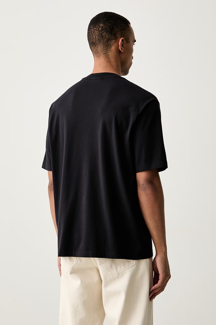 Odzież Armani Exchange T-shirt męski bawełniany XM003404.AF16283 granatowy