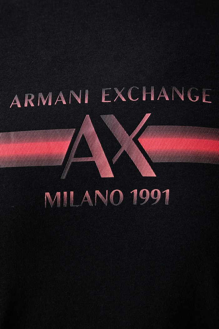 Armani Exchange T-shirt męski bawełniany XM003103.AF10356 granatowy