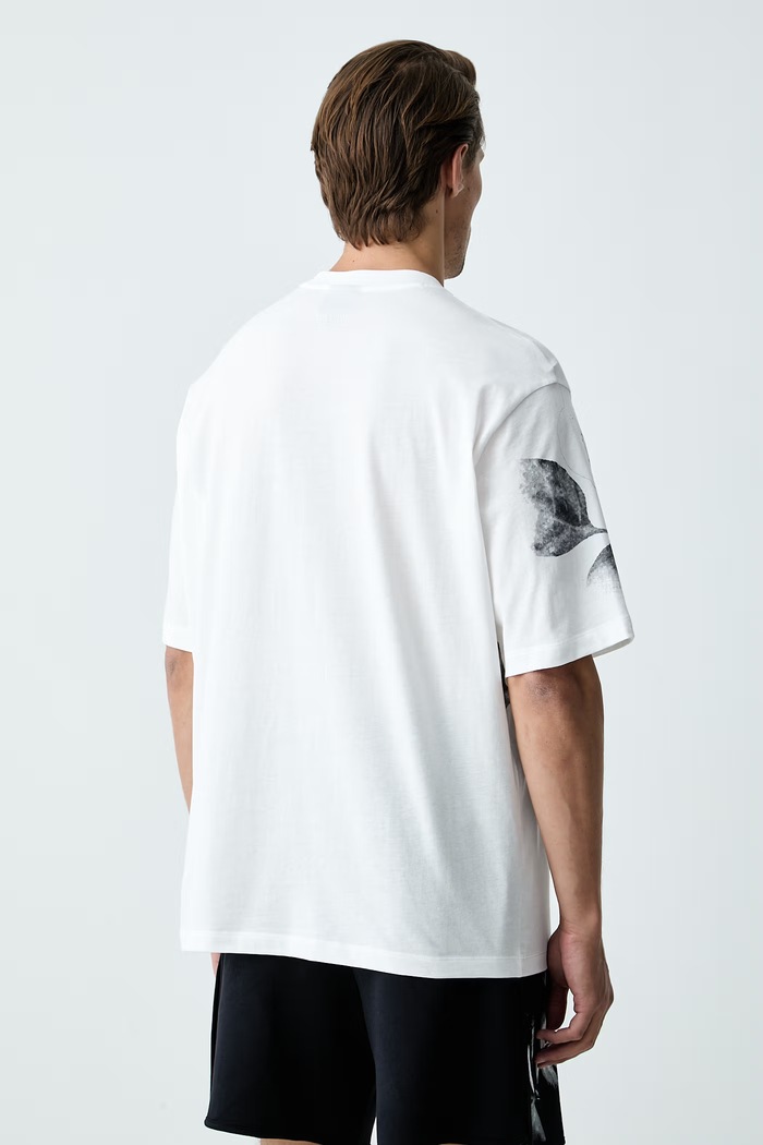 Odzież Armani Exchange T-shirt męski bawełniany XM003066.AF10356 biały