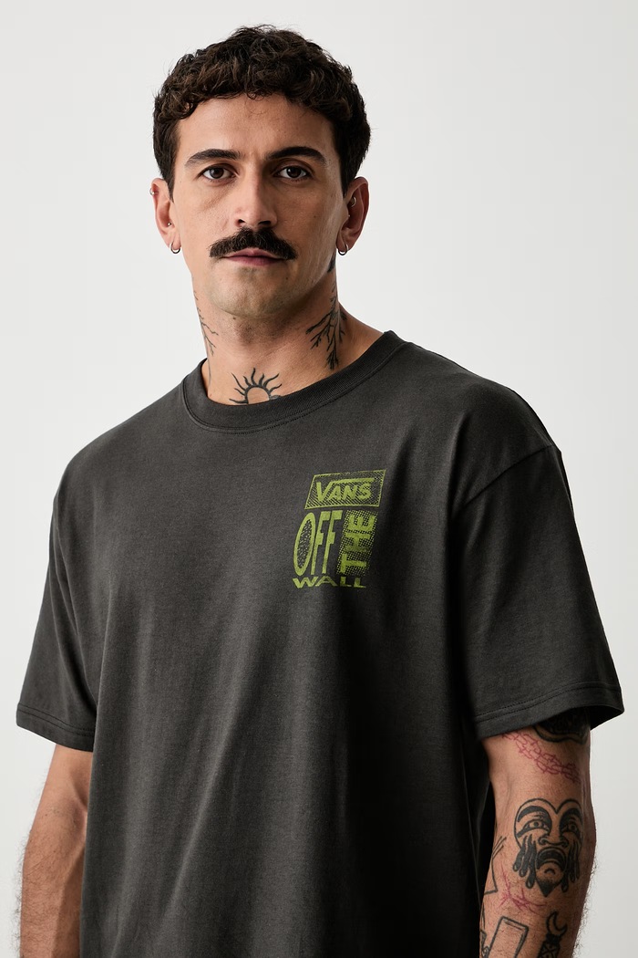 Vans T-shirt męski bawełniany szary VN000WUXEMV1