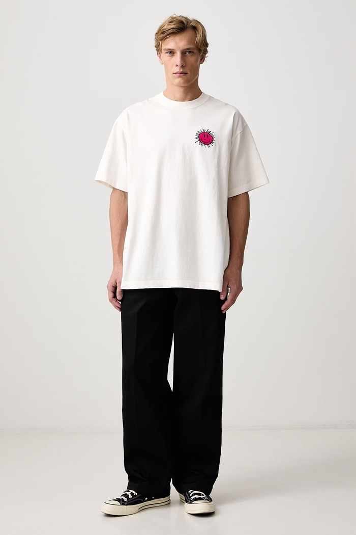 Vans Tričko pánské bavlněné VN000U5SC9F1 béžová AW26