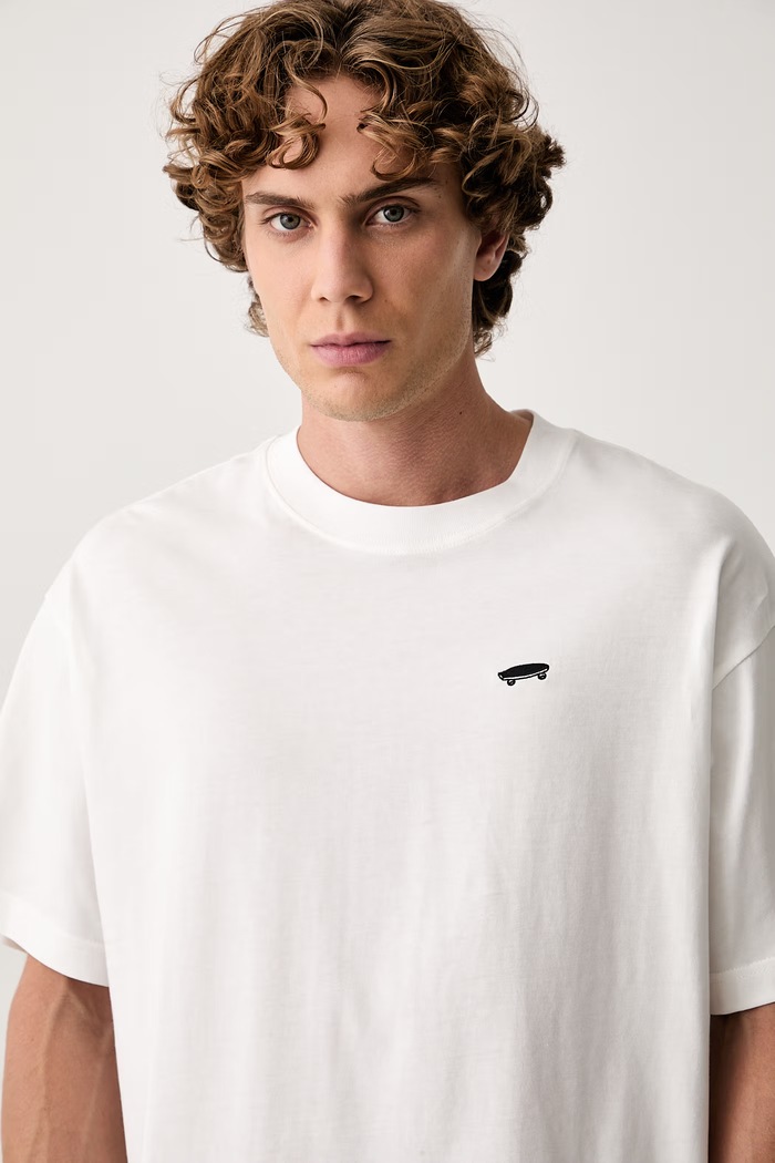 Vans T-shirt męski bawełniany biały VN0010FKWHT1