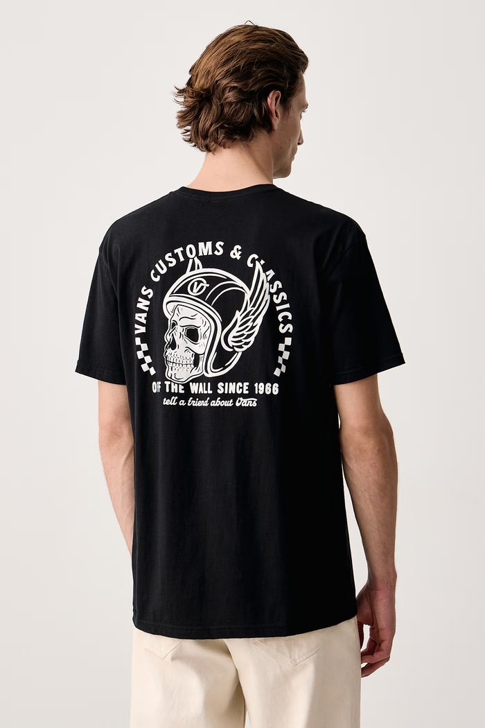 Vans Тениска мъжка от памук черен VN000XSWBLK1
