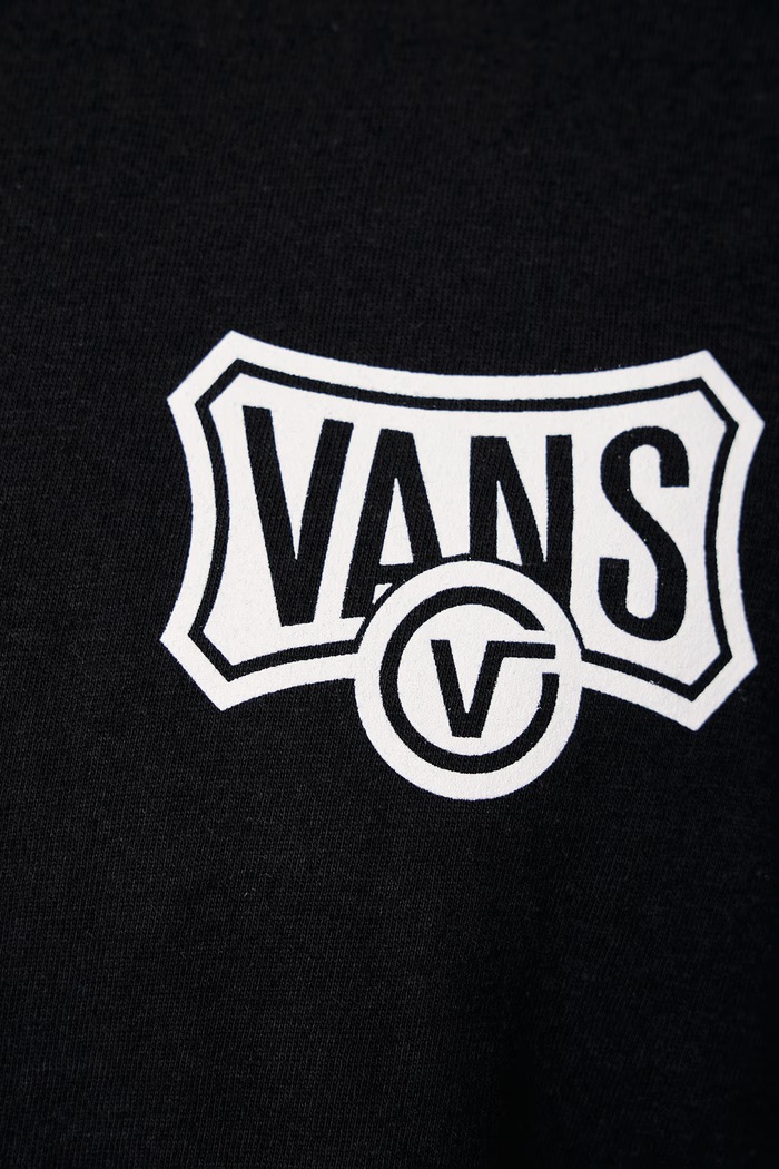 Тениска мъжка от памук Vans черен VN000XSWBLK1