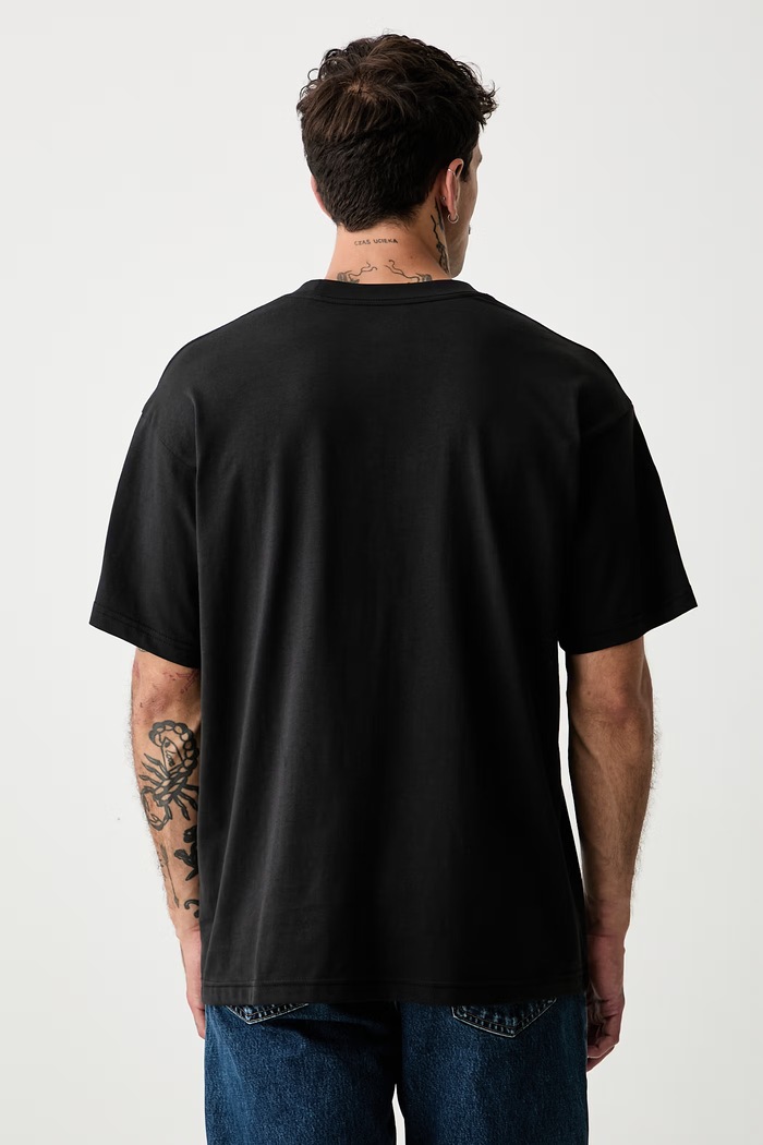 Odjeća Vans majica za muškarce od pamuka VN0010G0BLK1 crna