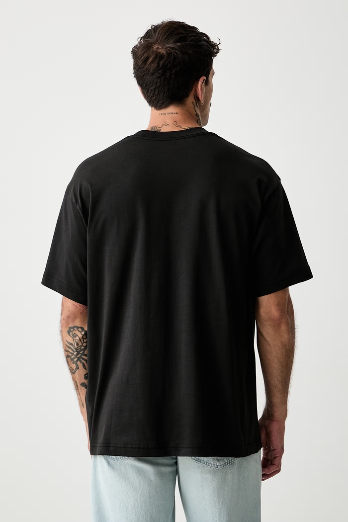 Odjeća Vans majica za muškarce od pamuka VN0010FXBLK1 crna
