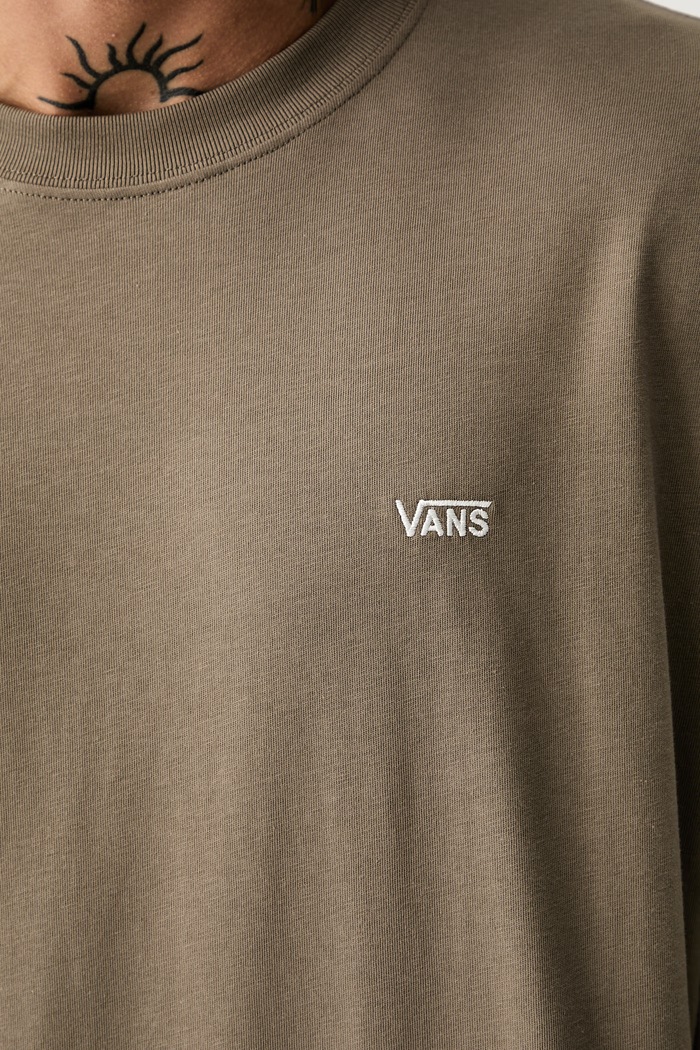 Vans T-shirt męski bawełniany VN0010FF9JC1 beżowy