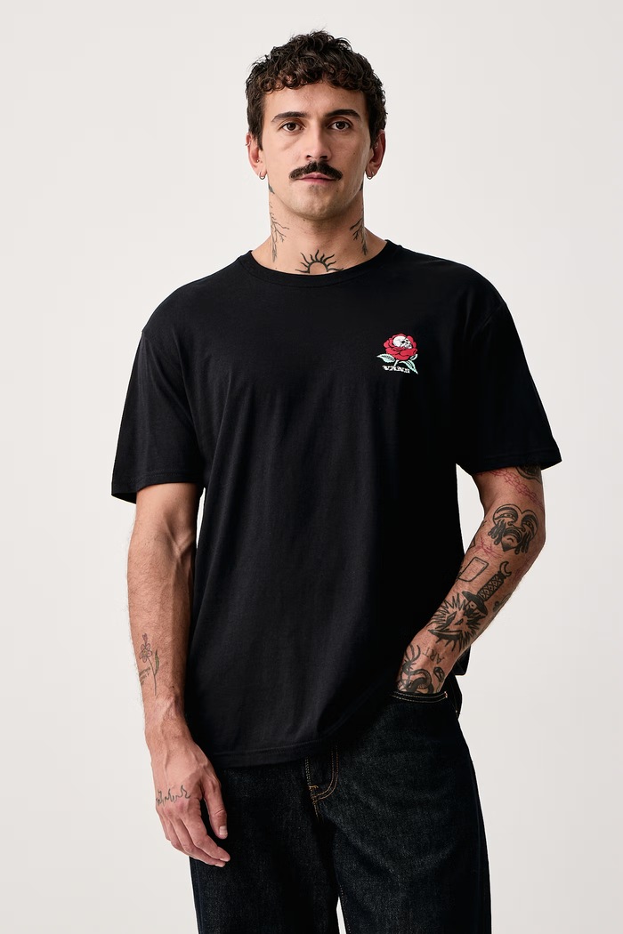 Odjeća Vans Majica za muškarce od pamuka VN000XT3BLK1 crna
