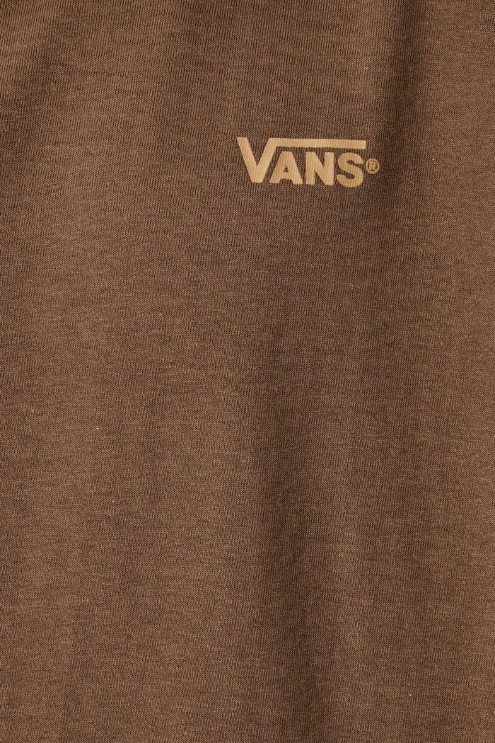 T-shirt męski bawełniany Vans brązowy VN000TBXFST1