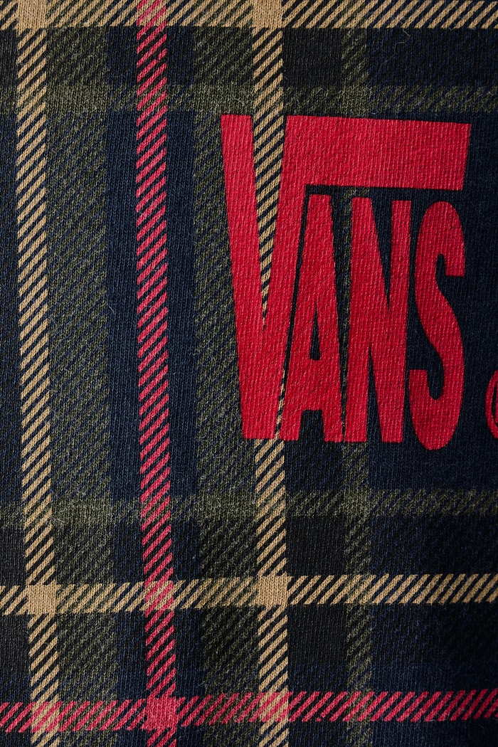 Majica za muškarce od pamuka Printed Plaid Vans plava VN000XGALKZ1