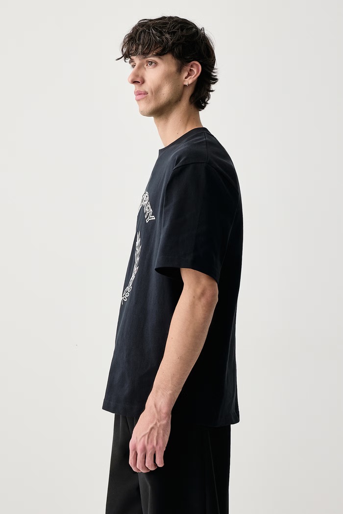 T-shirt męski bawełniany Fred Perry M3417.608 granatowy