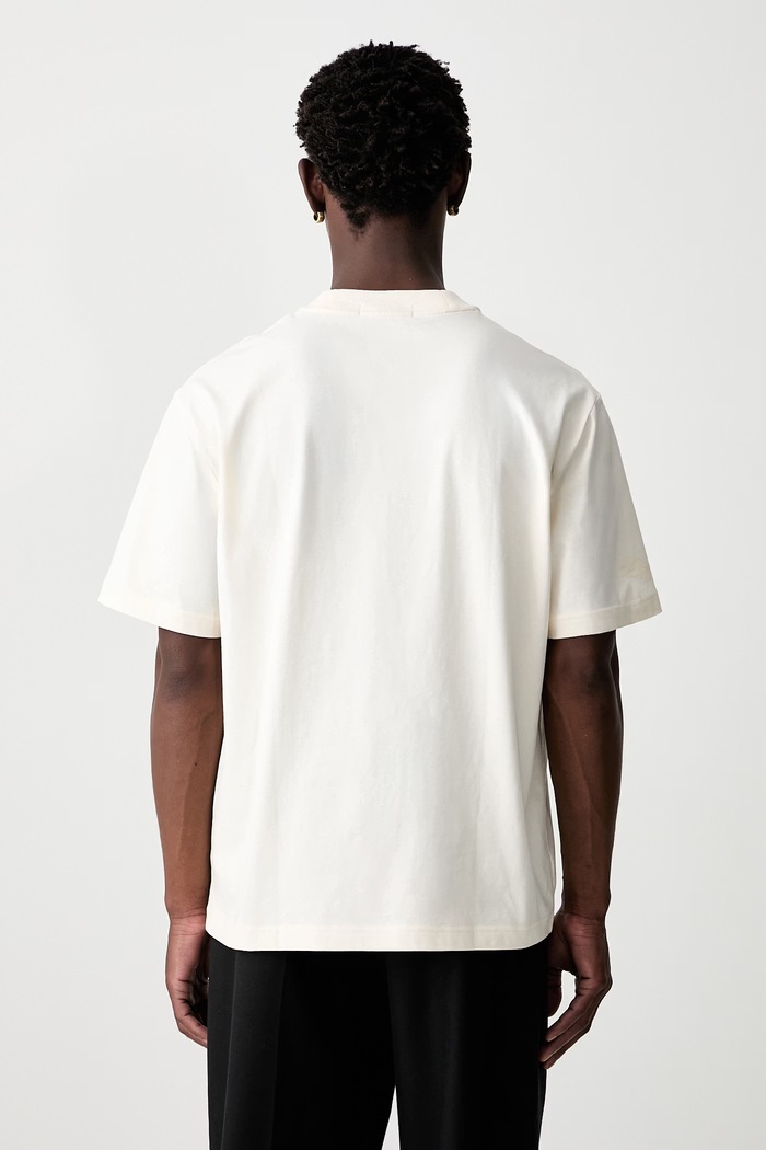 Odzież Fred Perry T-shirt męski bawełniany M3491.560 beżowy