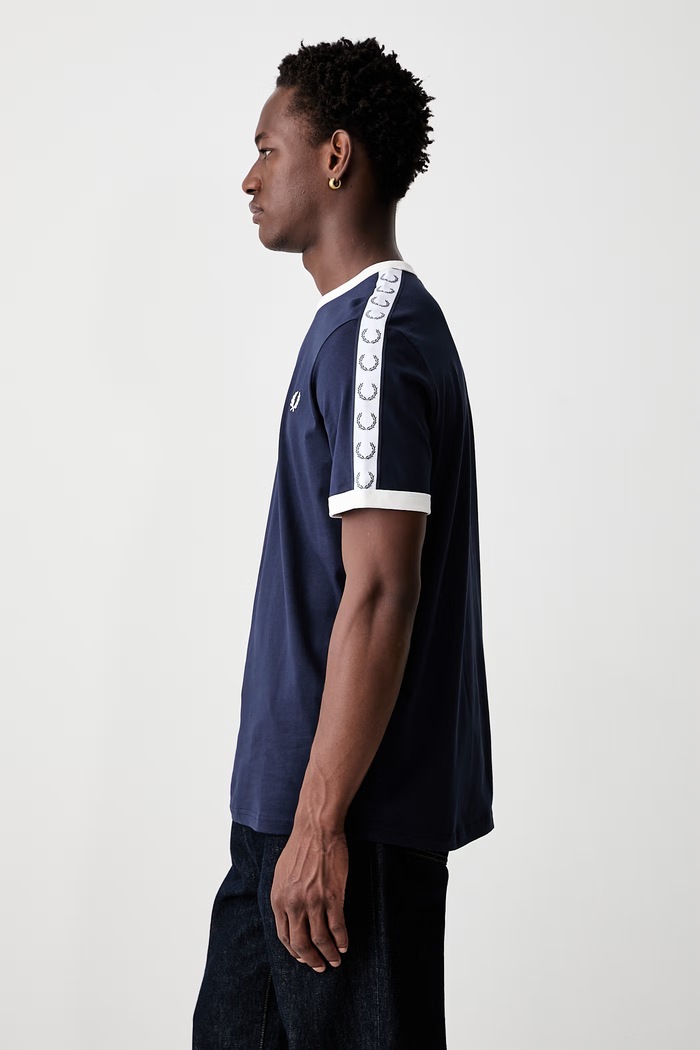 Fred Perry T-shirt męski bawełniany granatowy M4620.266