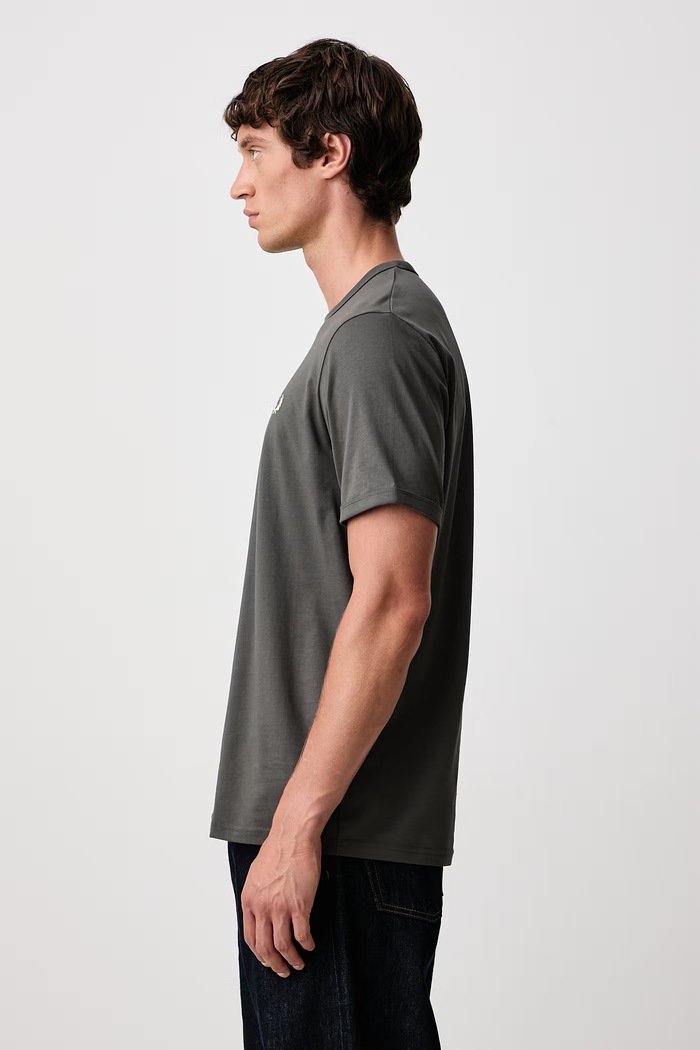T-shirt męski bawełniany Fred Perry M3519.148 zielony