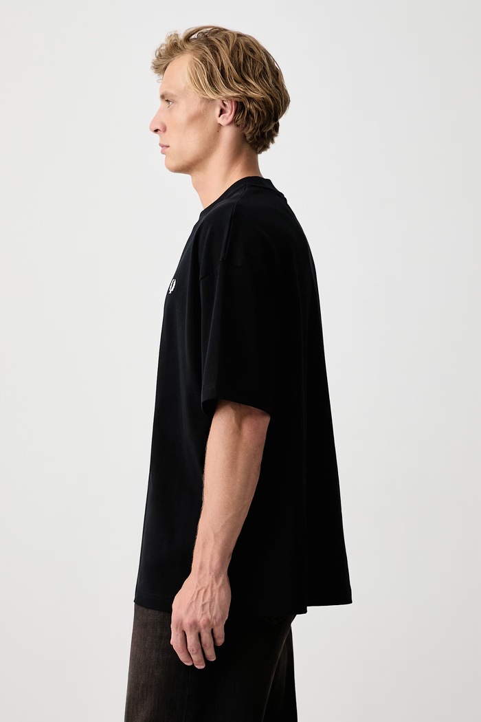 T-shirt basic męski bawełniany Fred Perry M3481.102 czarny