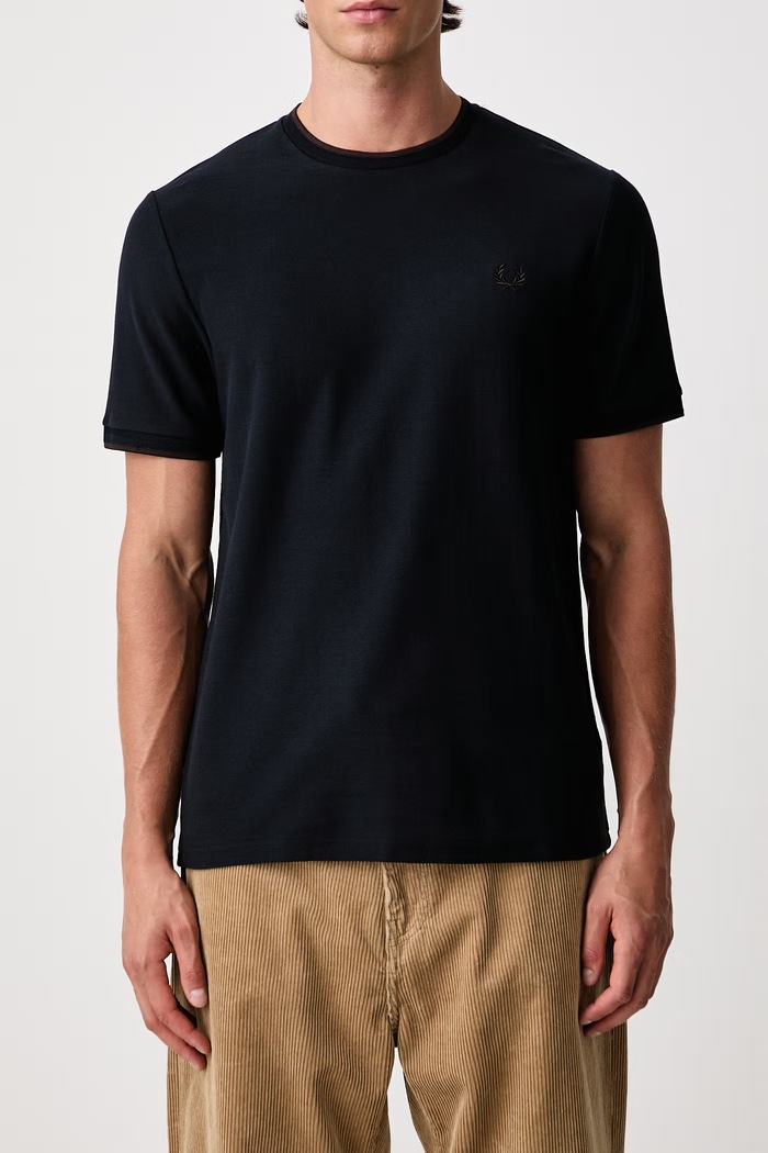 T-shirt męski bawełniany Fred Perry granatowy M2397.797