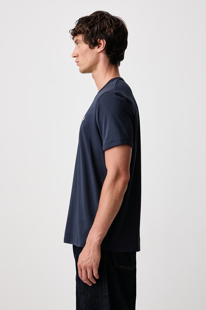 T-shirt męski bawełniany Fred Perry M3519.738 granatowy