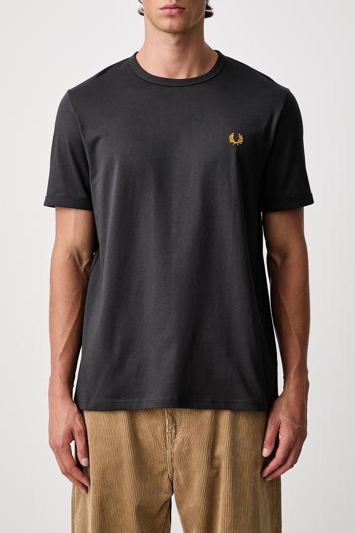 T-shirt męski bawełniany Fred Perry M3519.61C szary