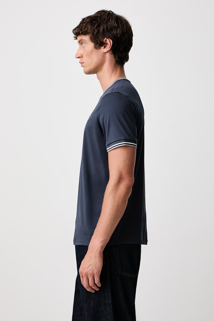 T-shirt męski bawełniany Fred Perry M1588V.72C granatowy