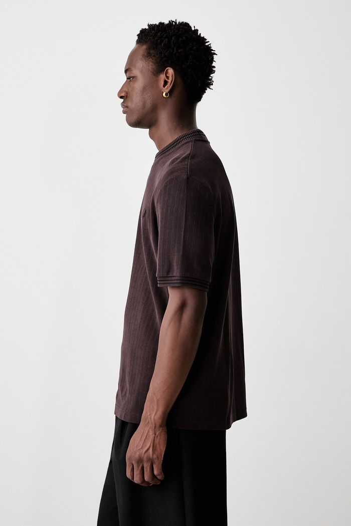 Fred Perry T-shirt męski bawełniany brązowy M8679.33C