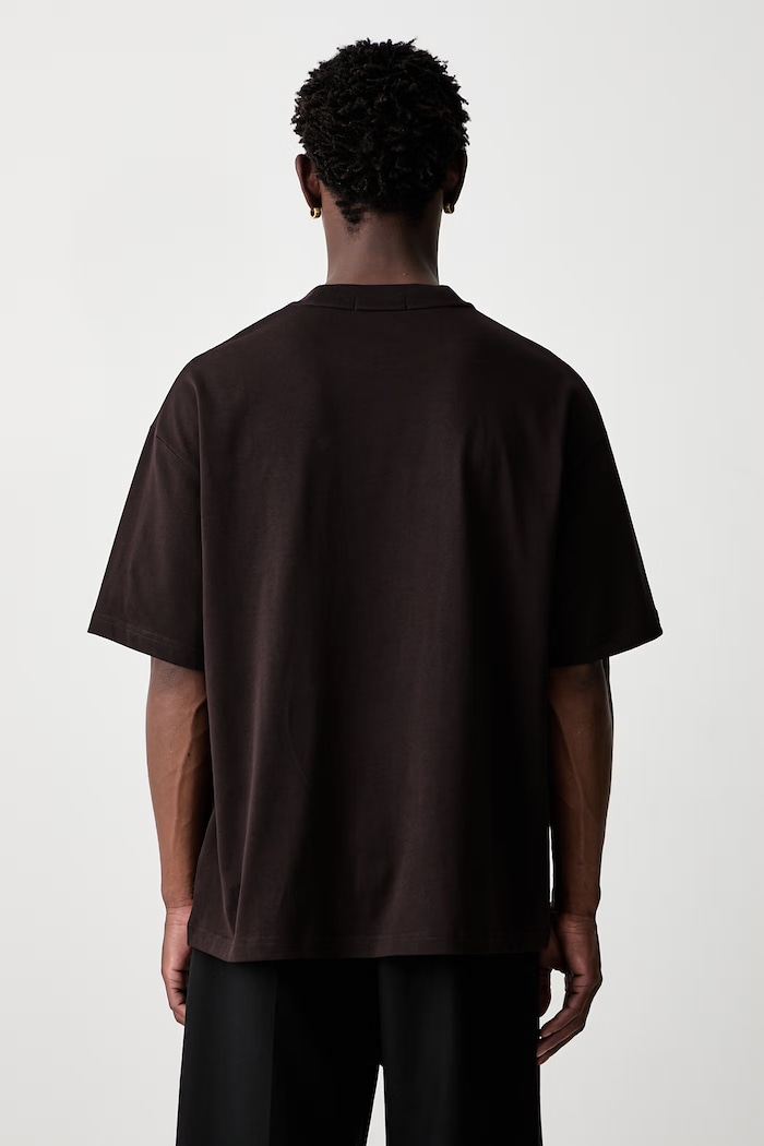 Odzież Fred Perry T-shirt bawełniany męski M3481.33C brązowy