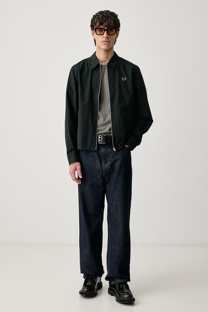 Fred Perry T-shirt basic męski bawełniany M1588V.U98 zielony AW26