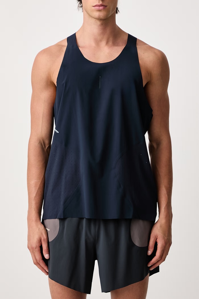 Top męski Running x Hermanos Koumori adidas Originals granatowy KG6339