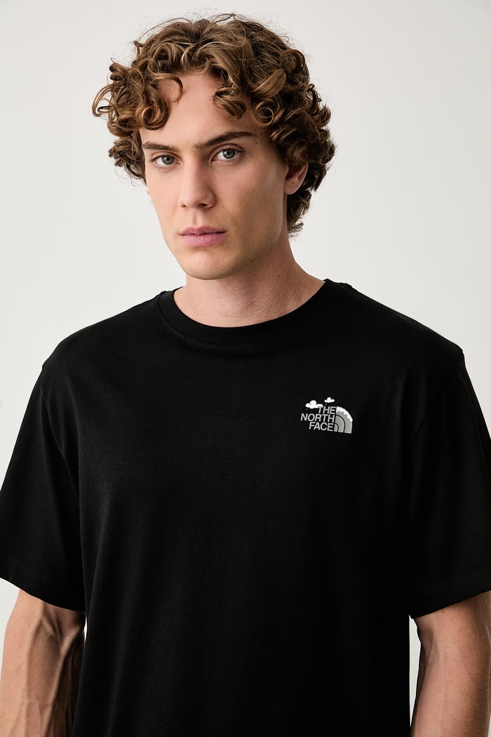 The North Face тениска мъжка от памук Natural Relaxed черен NF0A8JPQJK31