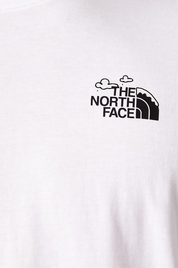 T-shirt ανδρικό βαμβακερό Natural Relaxed The North Face λευκό NF0A8JPQFN41