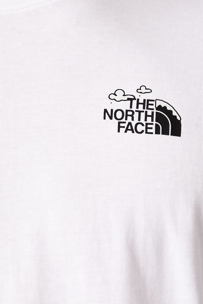 T-shirt ανδρικό βαμβακερό Natural Relaxed The North Face λευκό NF0A8JPQFN41