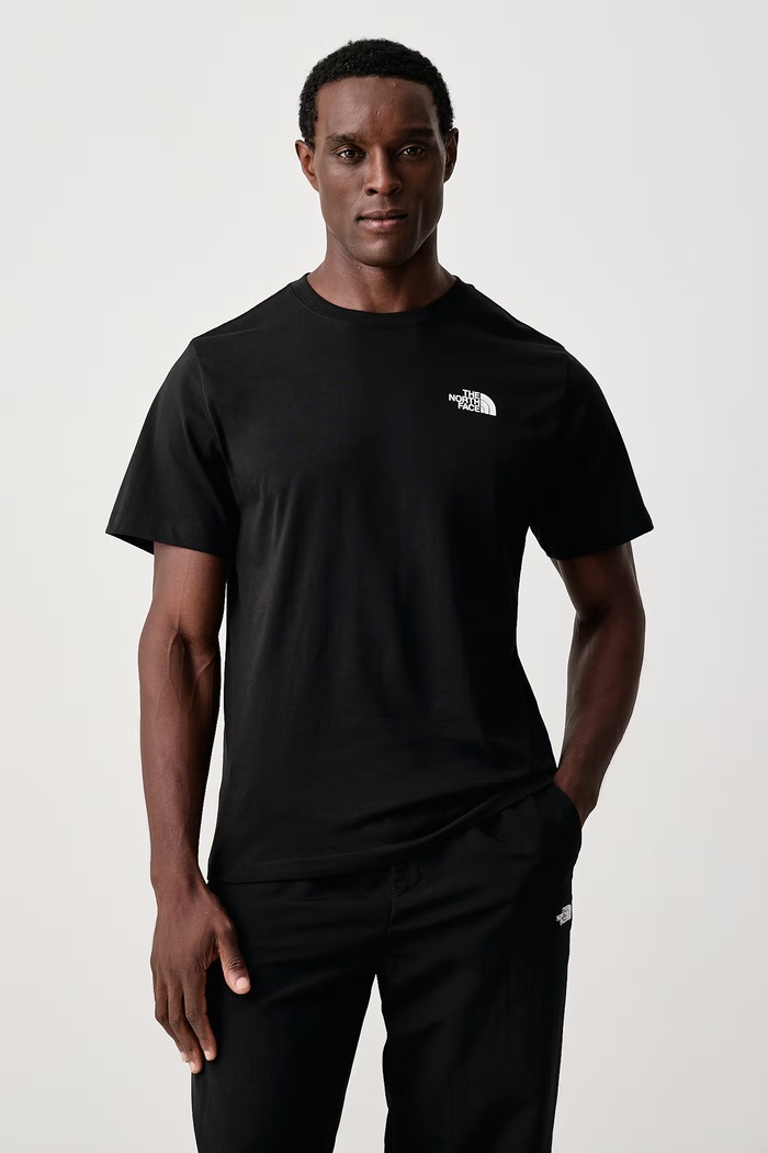 The North Face Tričko pánske s bavlnou Vertical Regular čierna NF0A8JPPJK31