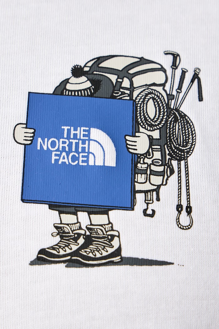 Tričko pánske bavlnené Gear up Relaxed The North Face biela NF0A8JB4FN41