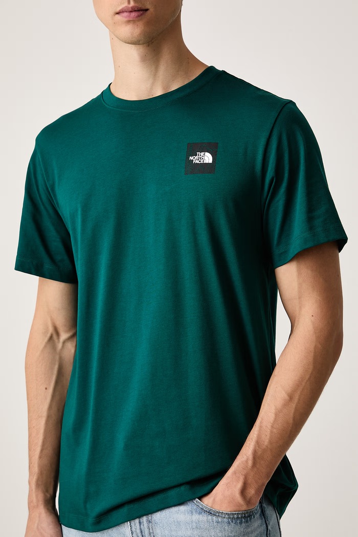 T-shirt męski z bawełną Monte The North Face NF0A8JAVN4J1 zielony