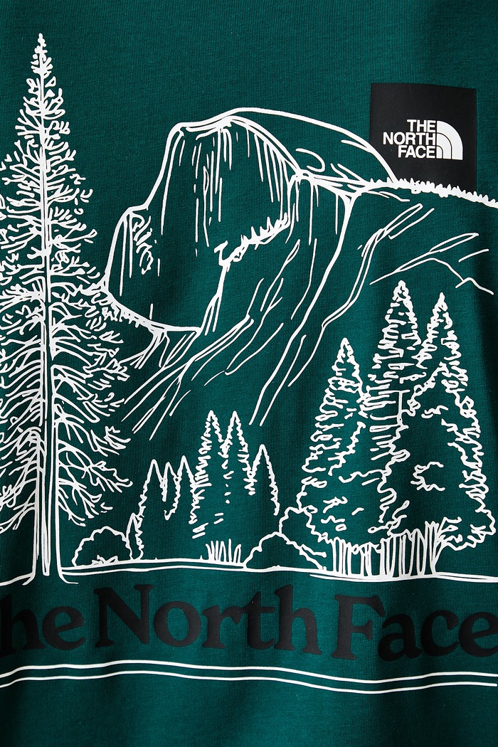 T-shirt męski z bawełną Monte The North Face zielony NF0A8JAVN4J1